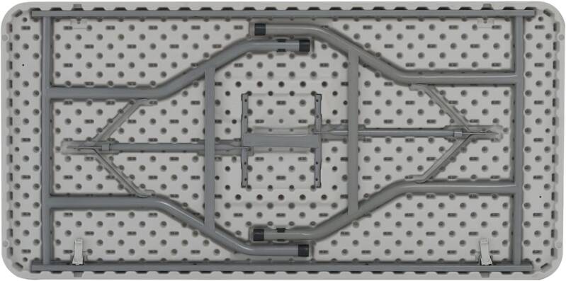 Sammenklappeligt plastbord – 183 x 76,5 cm