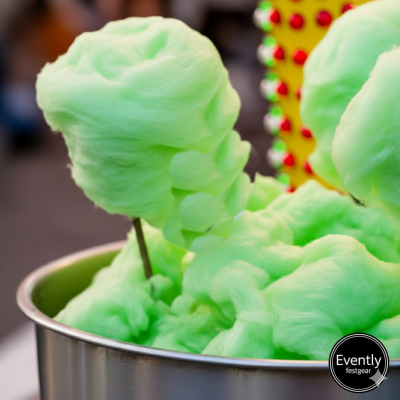 Grønt Candyfloss Sukker (10 kg) – Citrus – Til 400 Candyfloss