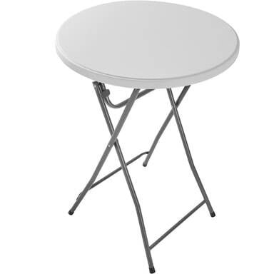 Ståbord til Leje – Café Klap-Sammenbord Ø81 cm, Højde 110 cm
