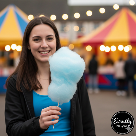 Blåt Candyfloss Sukker (10 kg) – Lemon/Lime – Til 400 Candyfloss