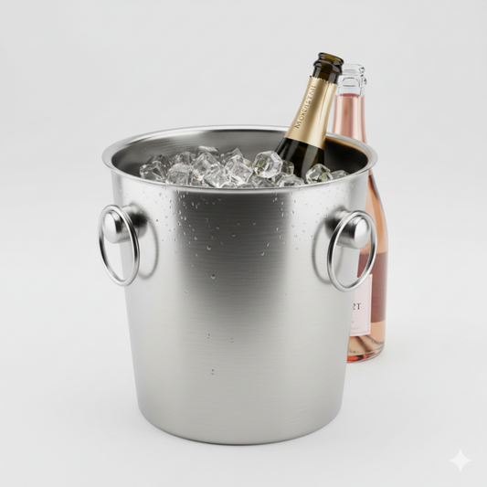 Elegant Champagnekøler i Rustfrit Stål