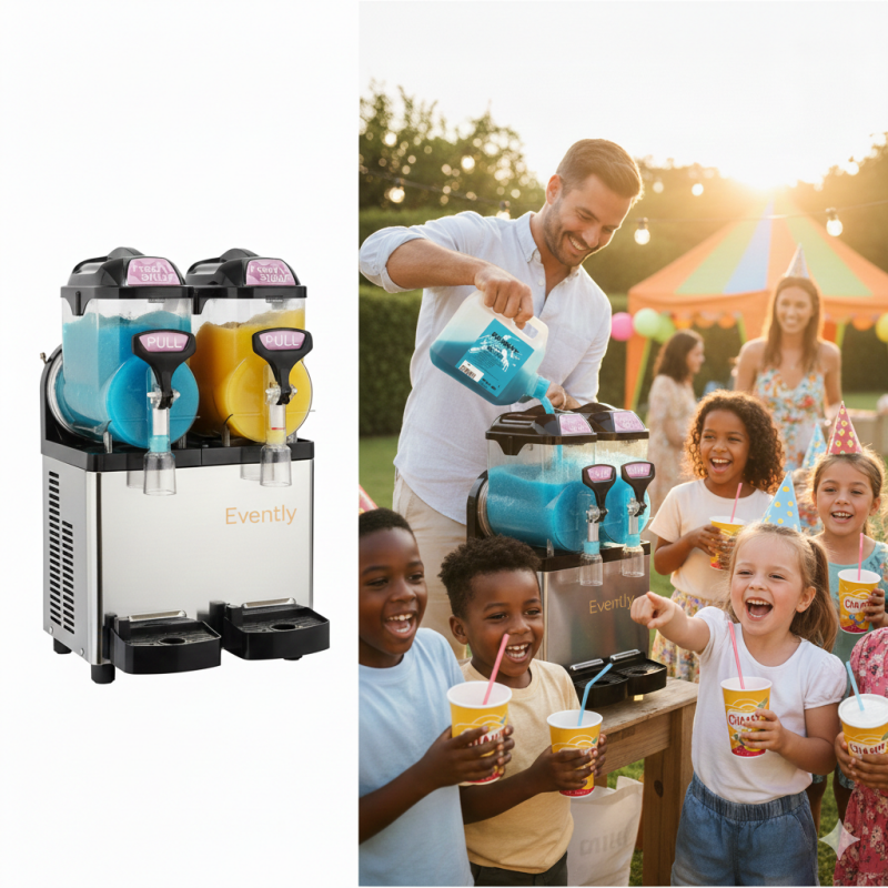 Slush Ice Blå Citrus (2 liter) – Den klassiske favorit til festen — 2Ltr