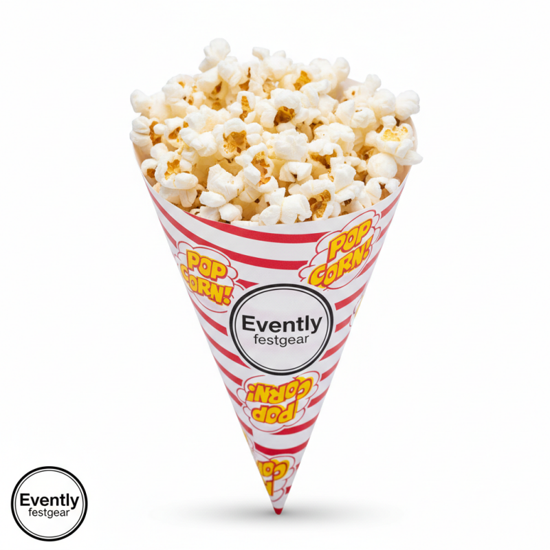 Klassiske Popcorn-kræmmerhuse (15 stk.)