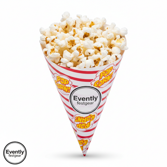 Klassiske Popcorn-kræmmerhuse (15 stk.)