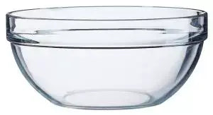 Glas Skål 26 cm – Varmefast Klar Glasskål 3,4 L