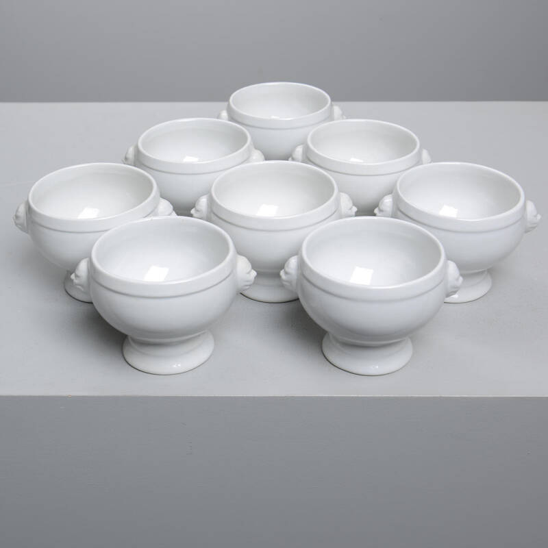 Rejeskål – Løvehovede Porcelæn